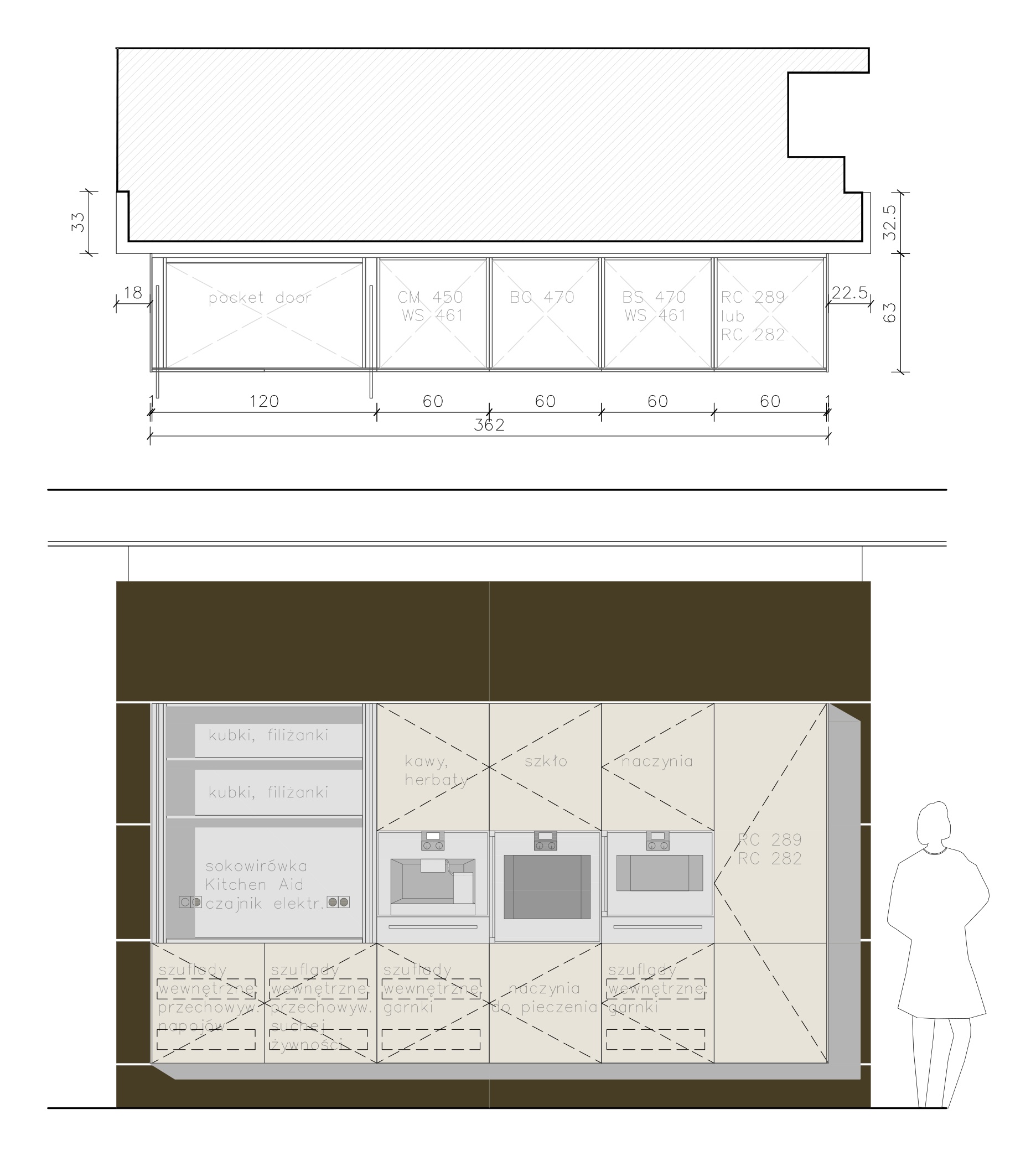 Kuchnia pod lodzia projekt 02